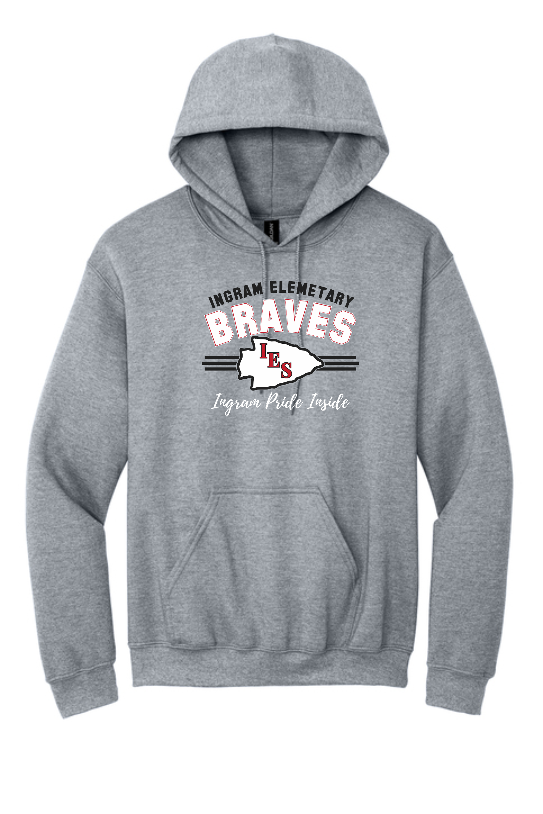 Grey Hoodie G18500